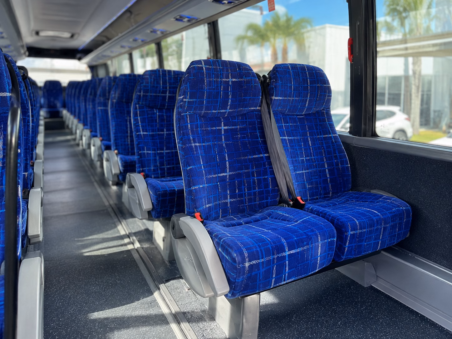 charter a bus to holy field vineyard and fence stile from overland park
