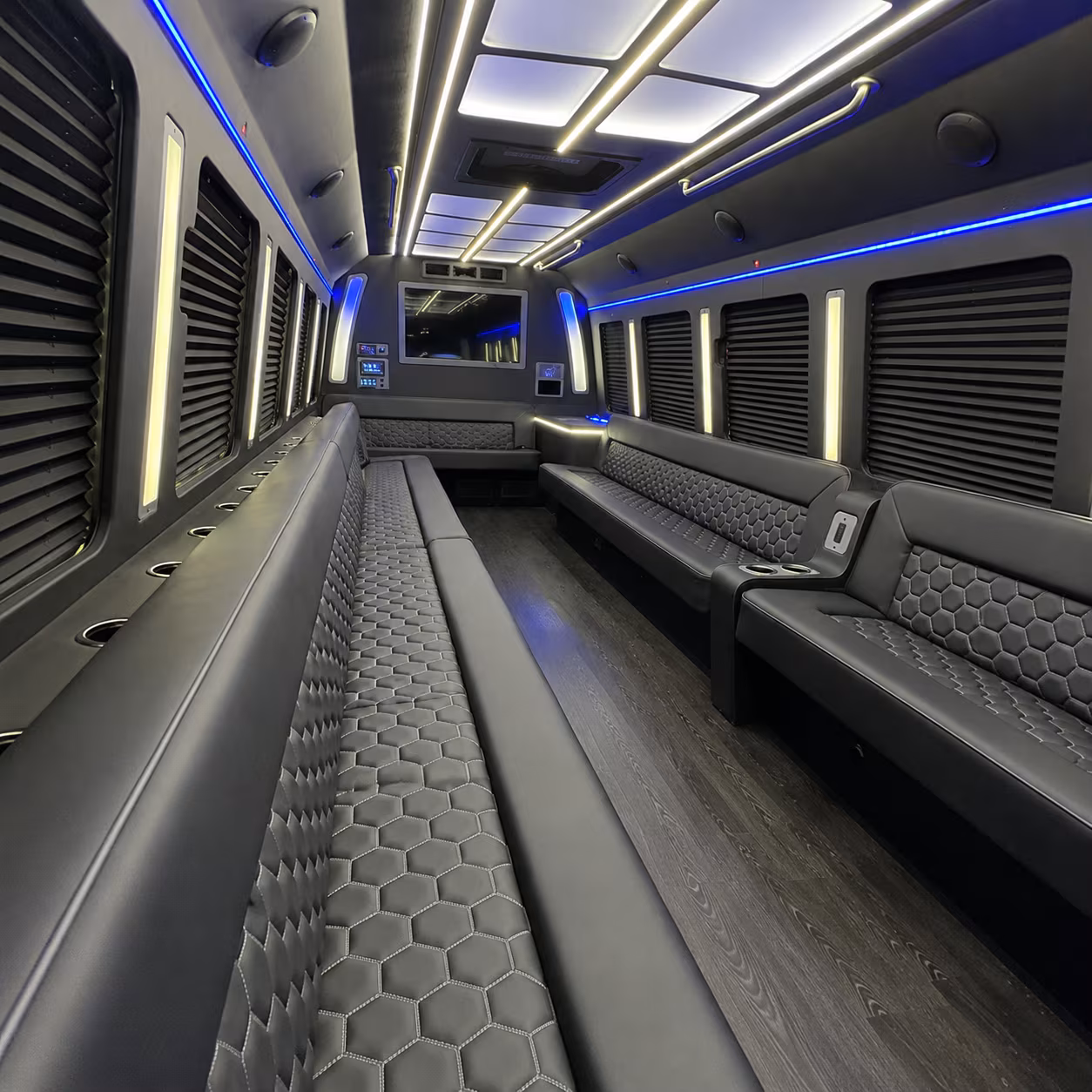 overland park party bus rentals inside